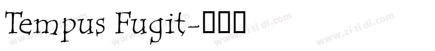 Tempus Fugit字体转换